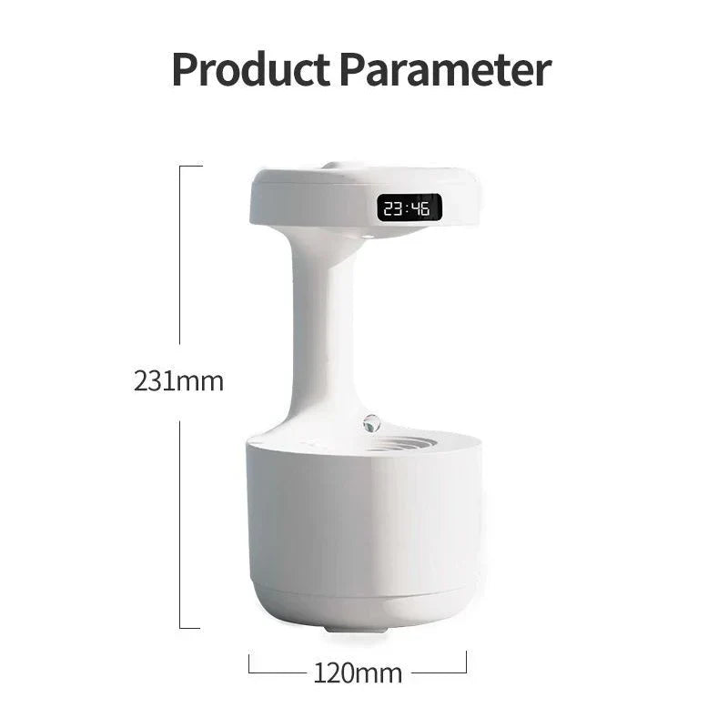 Anti-Gravity Water Droplet Air Humidifier Night Lamp | Kalsten