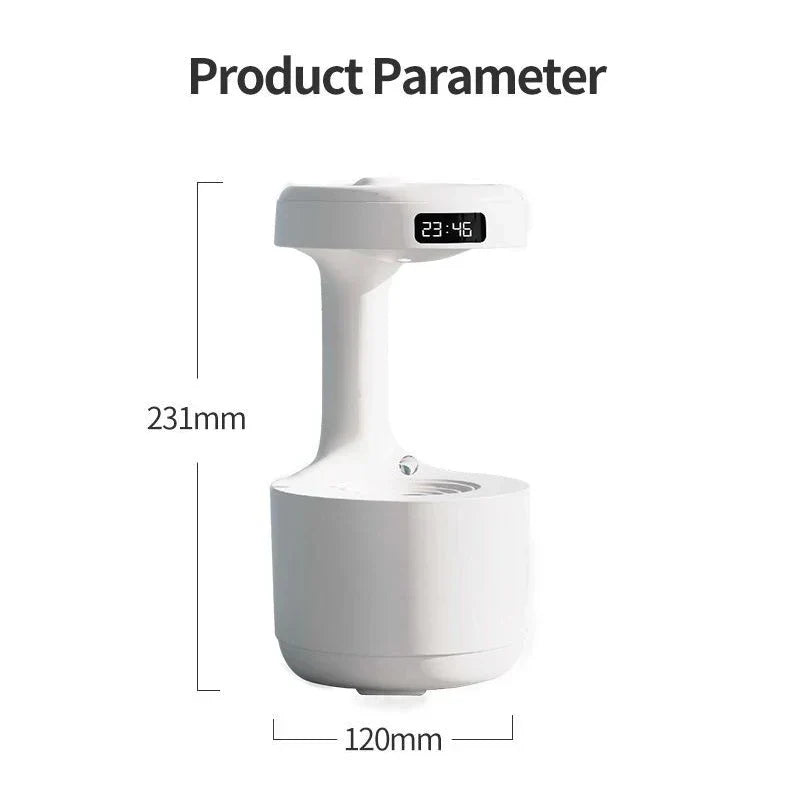 Kalsten | Anti-Gravity Water Droplet Air Humidifier Night Lamp