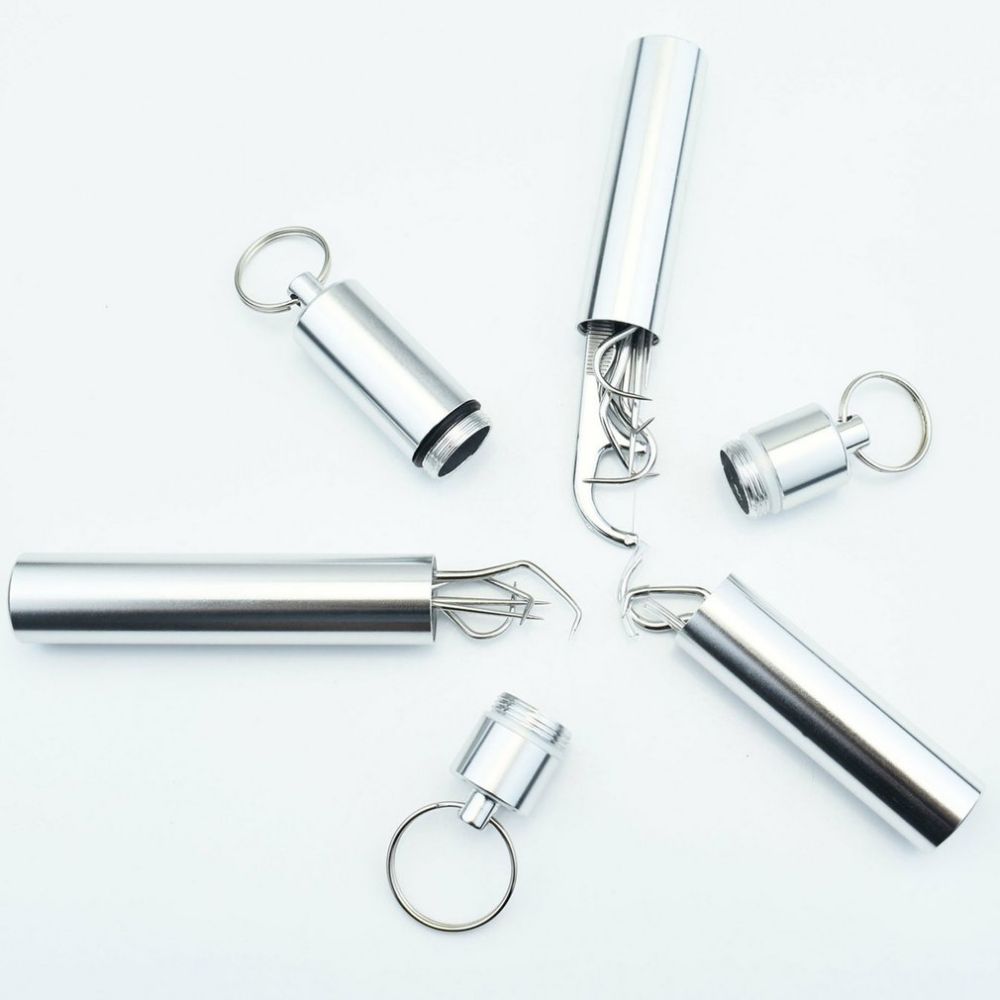 Clean Pick - 7 Piece Stainless Steel Toothpick Set | Kalsten