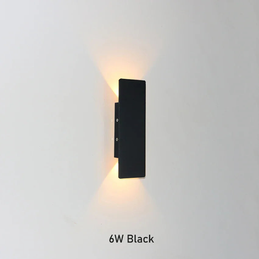 Modern LED Wall Lamp - Rectangular Bedroom Bedside Lights for Minimalist Indoor Lighting | Kalsten