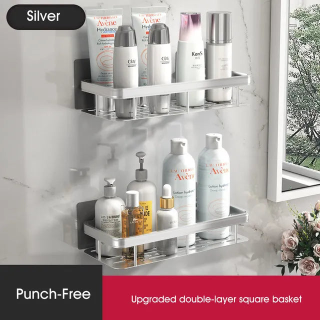 No-Drill Shower Corner Shelf