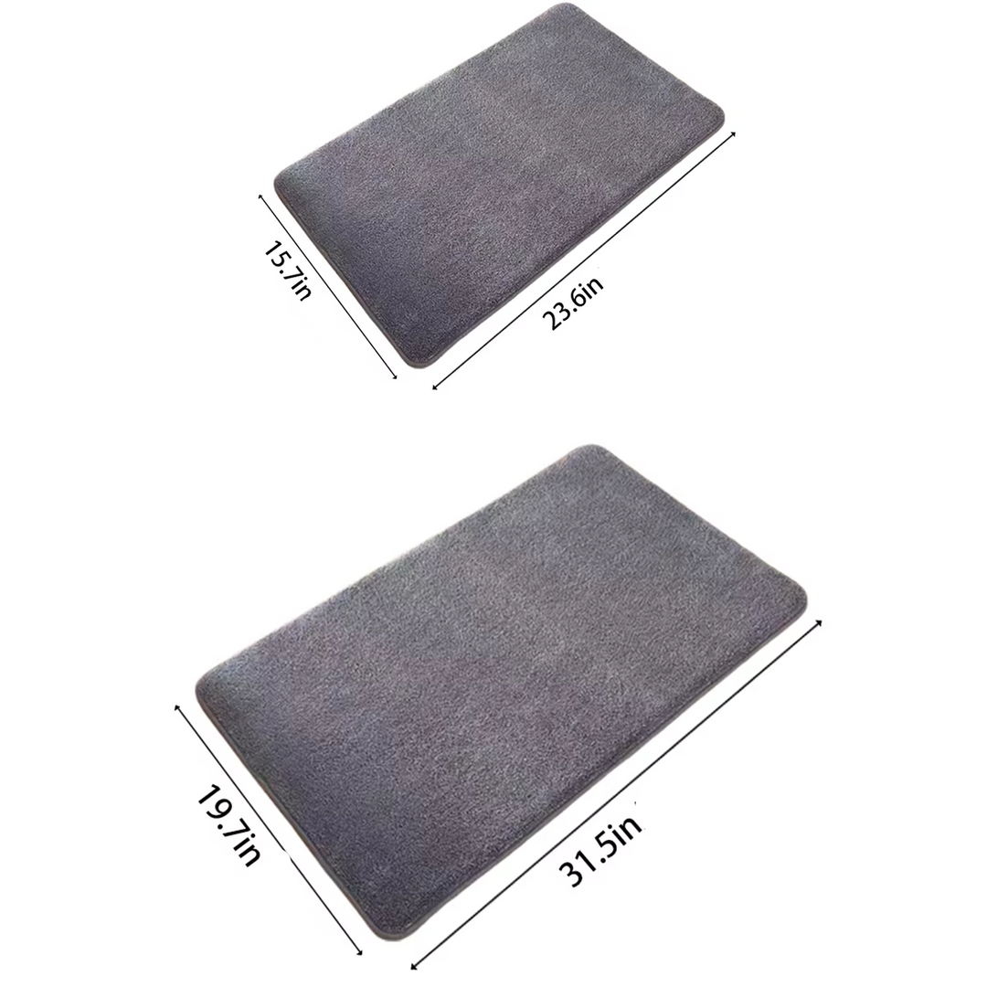 Luxury Non-Slip Coral Velvet Bath Mat