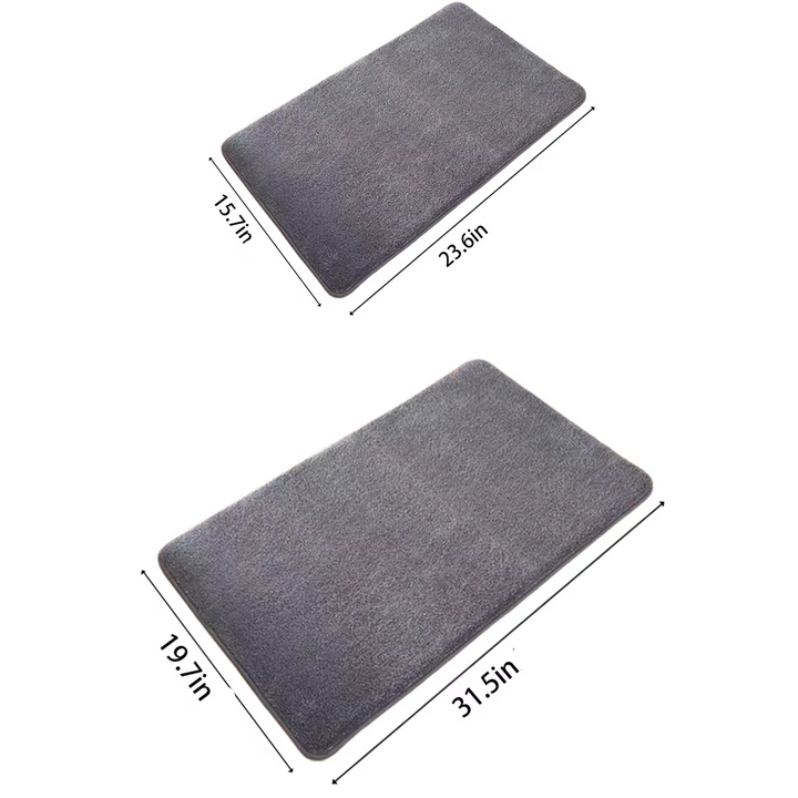 Luxury Non-Slip Coral Velvet Bath Mat