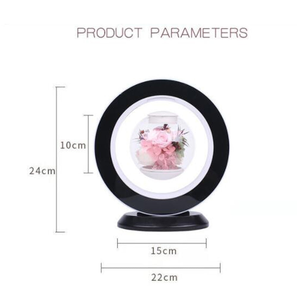Magnetic Love Forever Levitating Flower Lamp | Kalsten