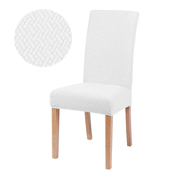 Kalsten | Chair Cover Velvona | Elastic & Thick Padded | Jacquard Stretch Cover | Washable & Wrinkle-Free