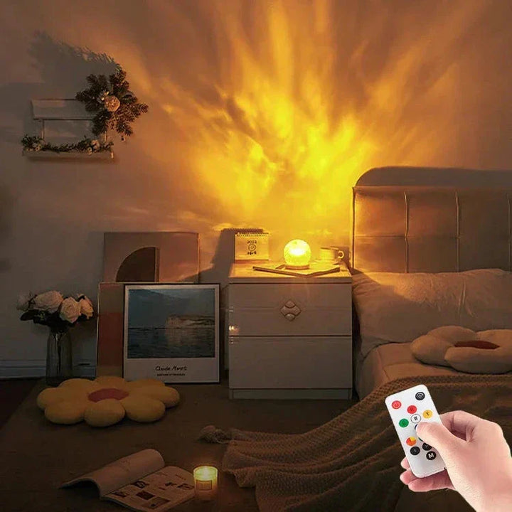 Unique Wave Effect Table Lamp for Relaxation | Kalsten