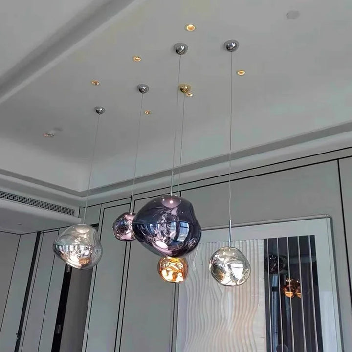 Modern E27 Simple Pendant Lamp – Adjustable LED Light Fixture for Living Room, Bedroom, Restaurant, and Loft – Acrylic Atmosphere Pendant Chandelier | Kalsten