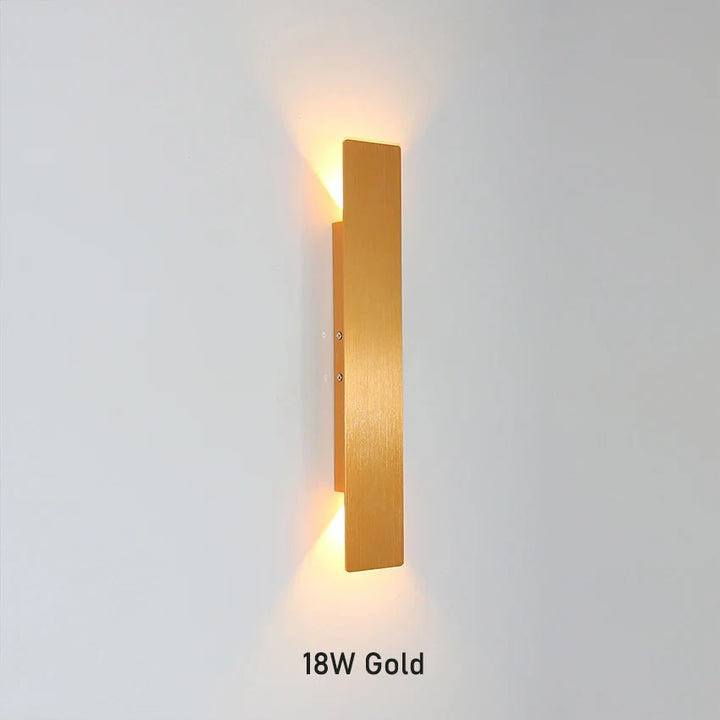 Modern LED Wall Lamp - Rectangular Bedroom Bedside Lights for Minimalist Indoor Lighting | Kalsten