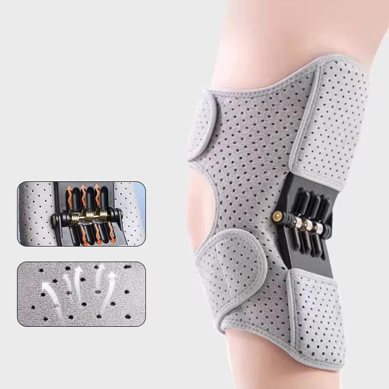 Adjustable Knee Support with Rebound Springs