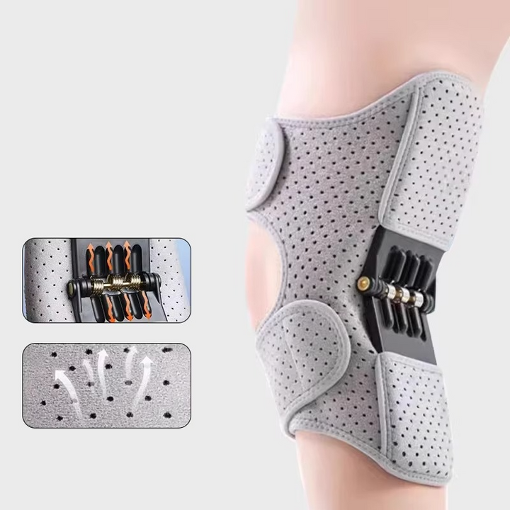 Adjustable Knee Support with Rebound Springs