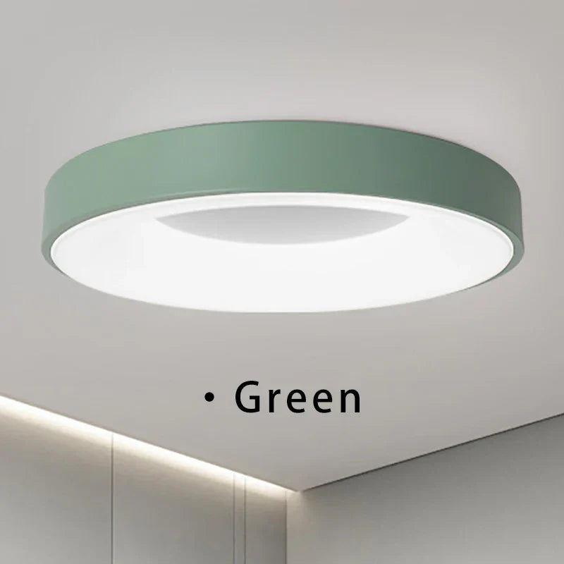 LED Ceiling Light: Nordic Macaron Circular | Kalsten