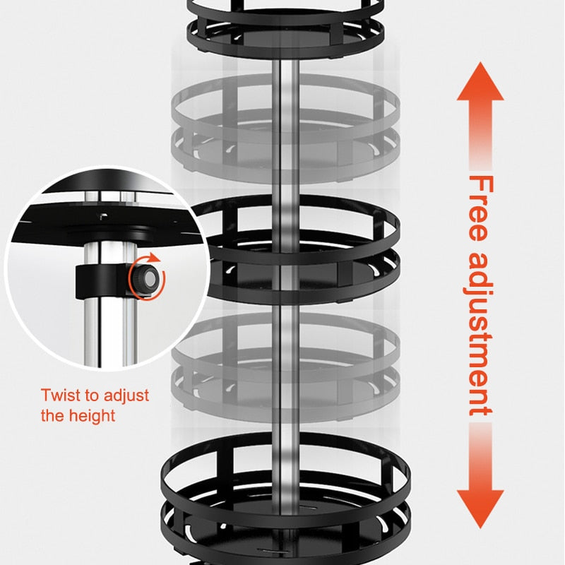 360° Rotatable Multifunctional Storage Rack Noxord