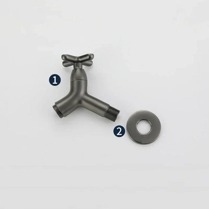 Kalsten | BrassFlow – Wall-Mounted Cold Water Tap in Solid Brass