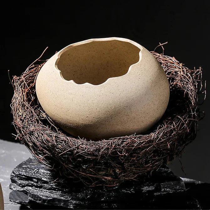Kalsten | Creative Ceramic Bird Nest Eggshell Bowl