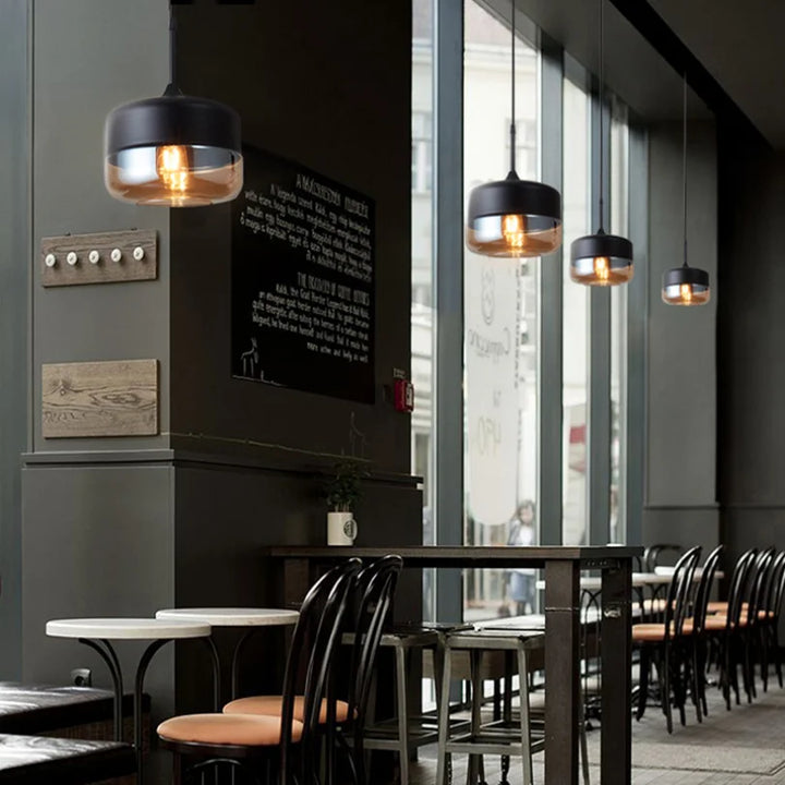 Modern Glass Pendant Lighting – Retro Ceiling Lamp for Kitchen, Dining Room, Bedroom, Bar, Cafe, and Indoor Table Decoration | Kalsten