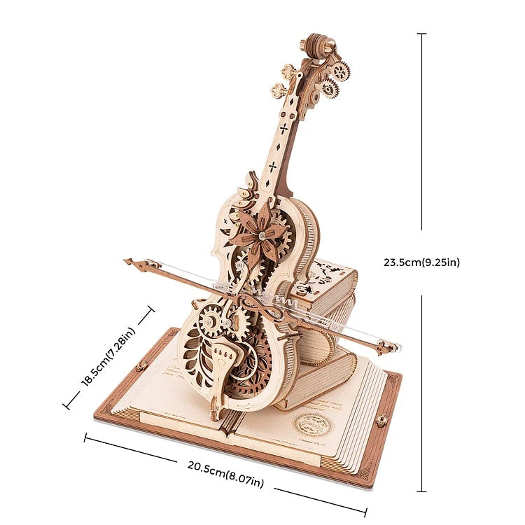Kalsten | 3D Magical Mechanical Wooden Cello Puzzle