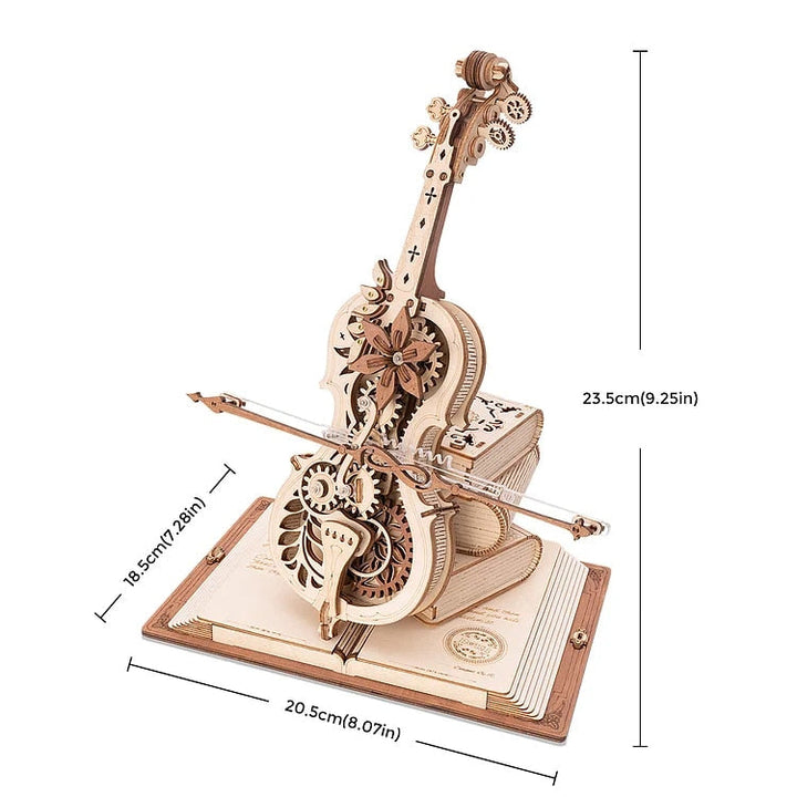 Kalsten | 3D Magical Mechanical Wooden Cello Puzzle
