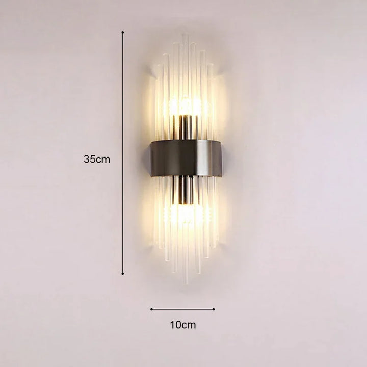 Light Luxury LED Wall Lamp - Modern Gold Wall Light for Living Room, Bedroom, Bedside, Stairs, Wall Sconce Home Decor | Kalsten
