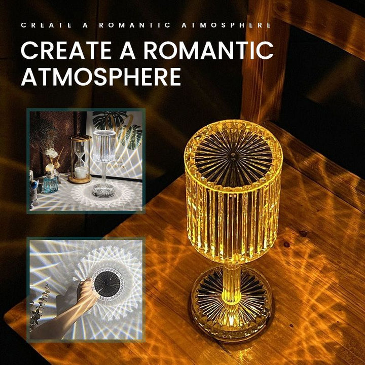 Diamond Glow Acrylic Touch Table Night Lamp | Kalsten