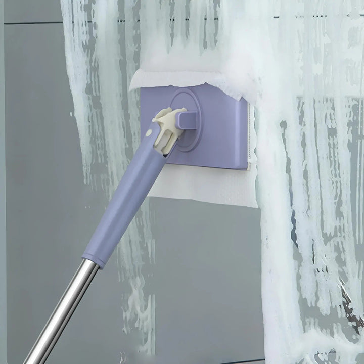 Kalsten | Self-changable flat mop (NOW 180% larger) + 4 cleaning cloths