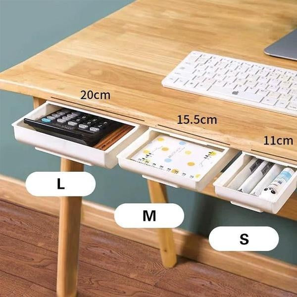 Self Adhesive Under Desk Drawer Organizer | Kalsten