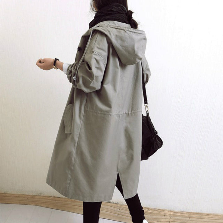 Kalsten | Windproof Women's Trench Coat with Hood