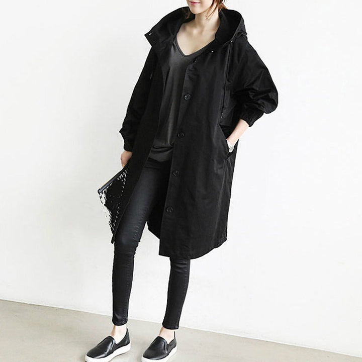 Kalsten | Windproof Women's Trench Coat with Hood