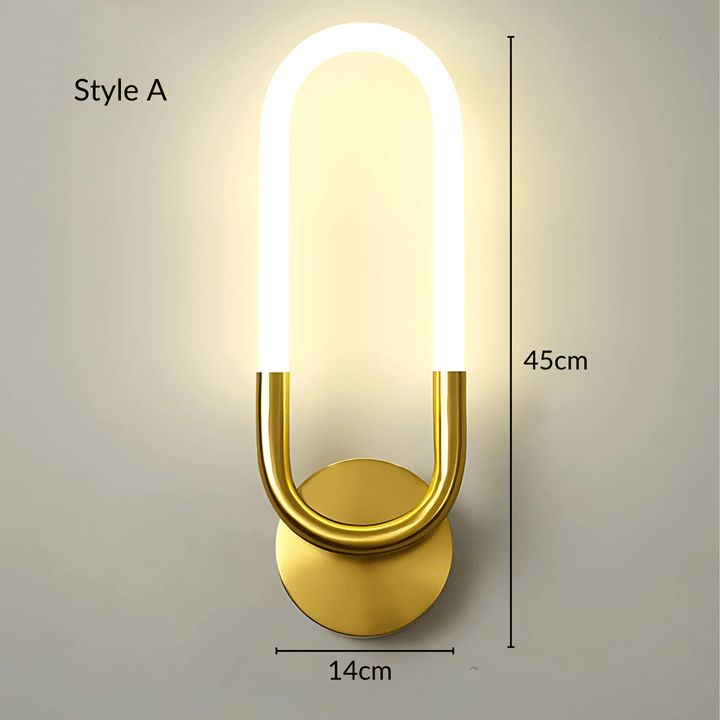 SerenityGlow | Elegant Minimalist Wall Sconce Light Fixture | Kalsten