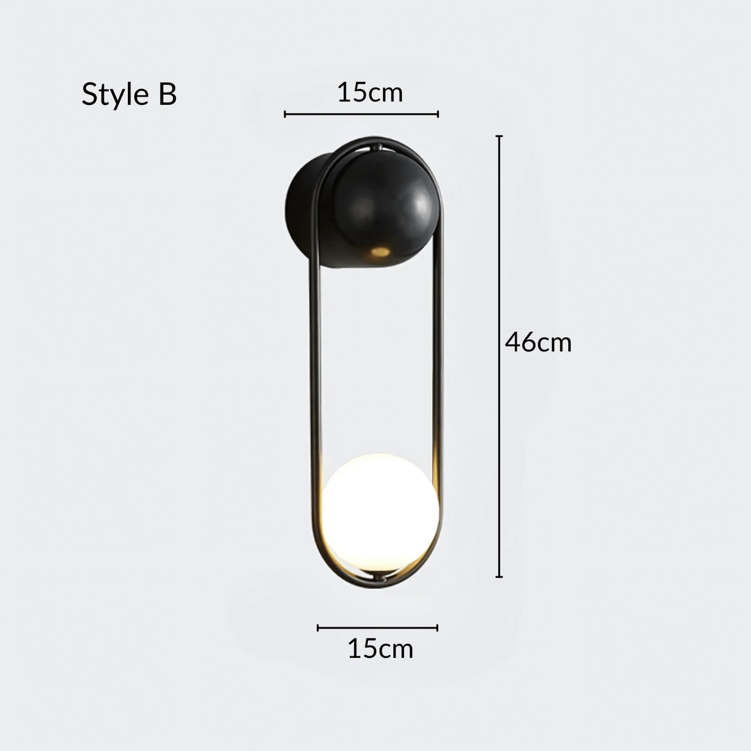 SerenityGlow | Elegant Minimalist Wall Sconce Light Fixture | Kalsten