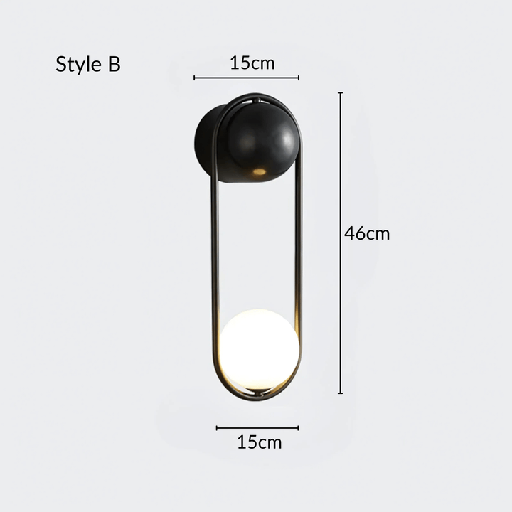 SerenityGlow | Elegant Minimalist Wall Sconce Light Fixture | Kalsten