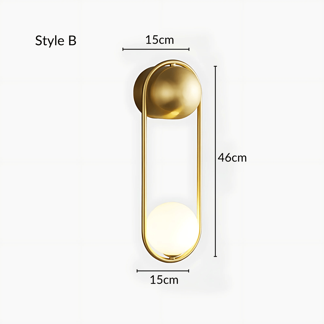 SerenityGlow | Elegant Minimalist Wall Sconce Light Fixture | Kalsten