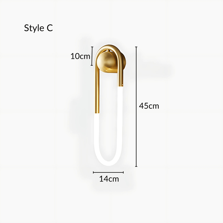SerenityGlow | Elegant Minimalist Wall Sconce Light Fixture | Kalsten