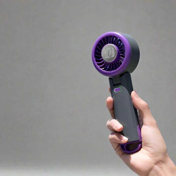 Skye Mini Fan with Cooling Plate – Portable Fan with 100 Speeds and Adjustable Breeze | Kalsten
