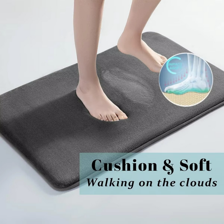 Luxury Non-Slip Coral Velvet Bath Mat