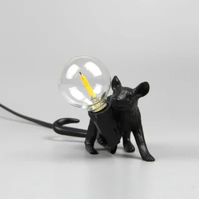 Modern USB Mouse Lamp LED Night Light – Creative Animal Shape Bedside Table Lamp for Home Decor, Bedroom, and Desktop Lighting | Kalsten