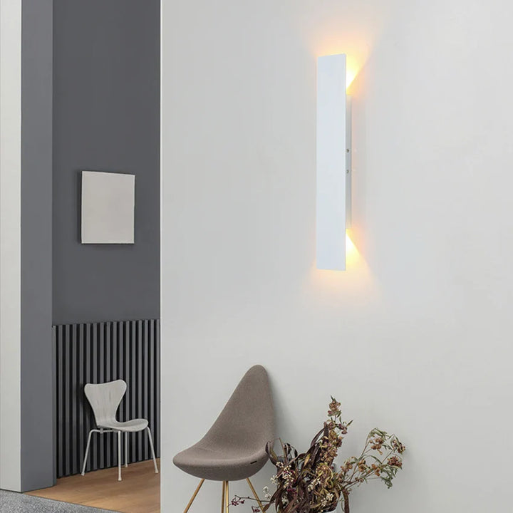 Modern LED Wall Lamp - Rectangular Bedroom Bedside Lights for Minimalist Indoor Lighting | Kalsten