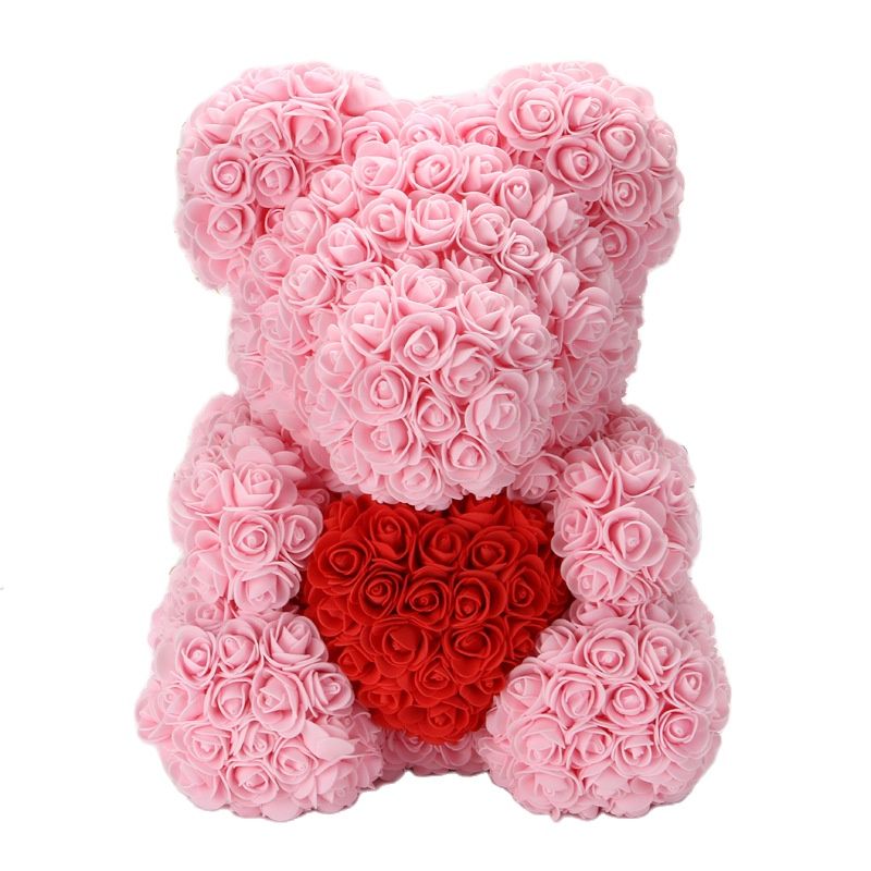 Kalsten | Artificial Rose Flowers Teddy Bear