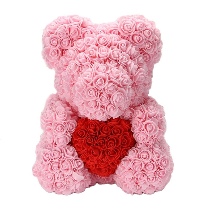 Kalsten | Artificial Rose Flowers Teddy Bear
