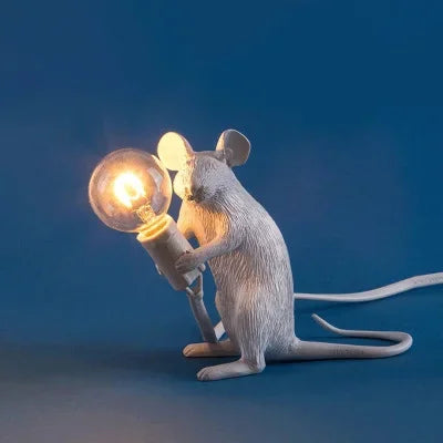 Modern USB Mouse Lamp LED Night Light – Creative Animal Shape Bedside Table Lamp for Home Decor, Bedroom, and Desktop Lighting | Kalsten