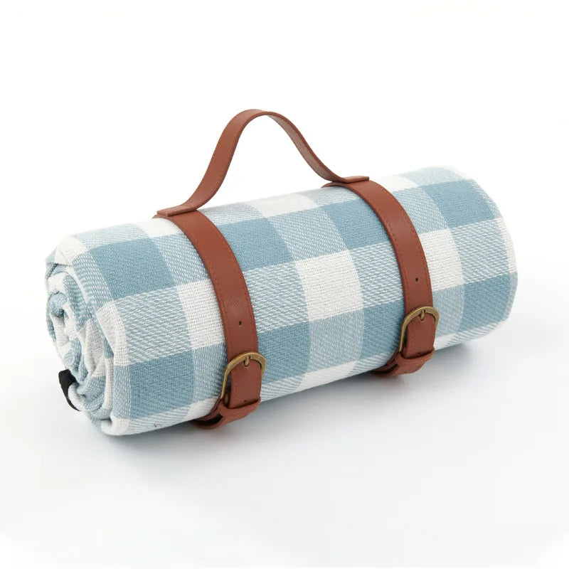 NovaPlaid | Waterproof Foldable Picnic Blanket with Carry Strap | Kalsten