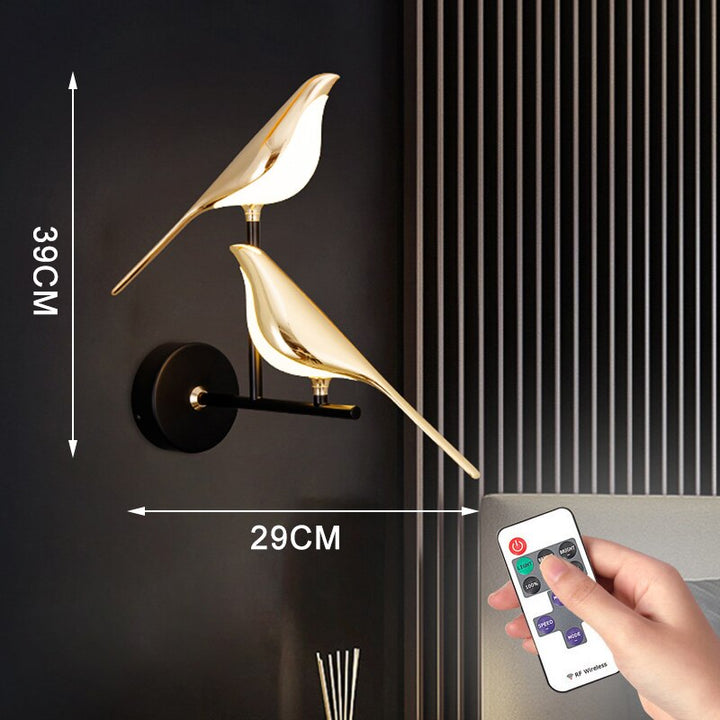 Modern Nordic Wall Bird Lamp | Kalsten