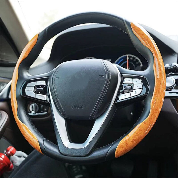 Kalsten | Non-Slip Wood Grain Car Wheel Cover
