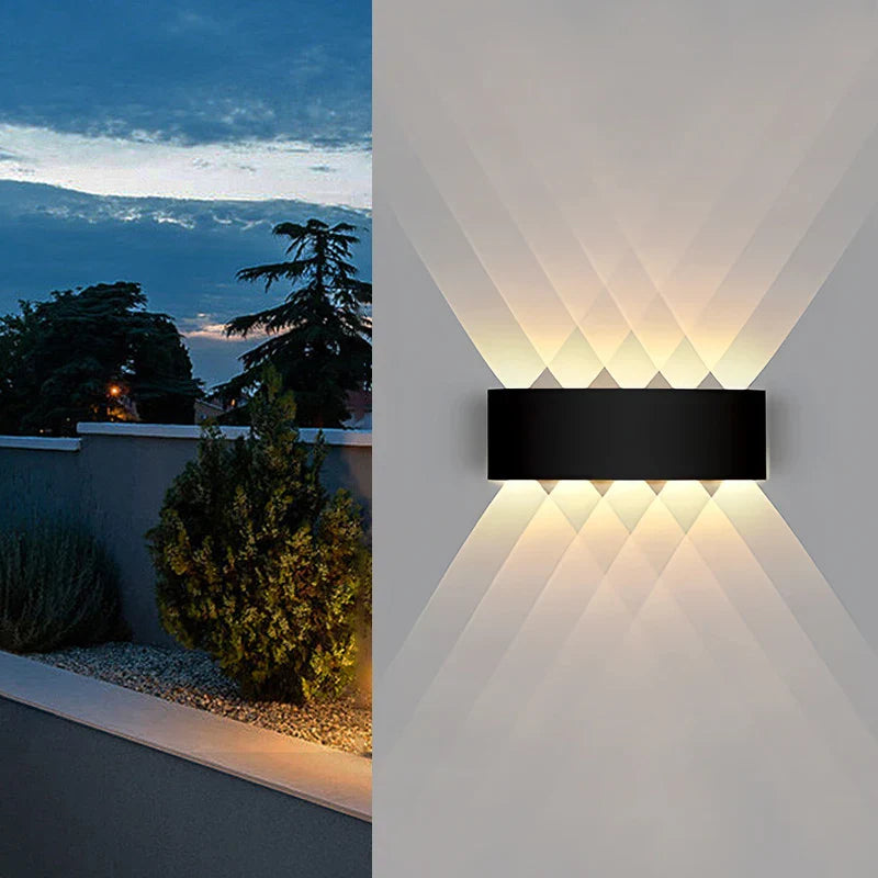Modern LED Outdoor Wall Light – Waterproof Porch and Balcony Wall Lamp for Home Garden, IP55 Rated | Kalsten
