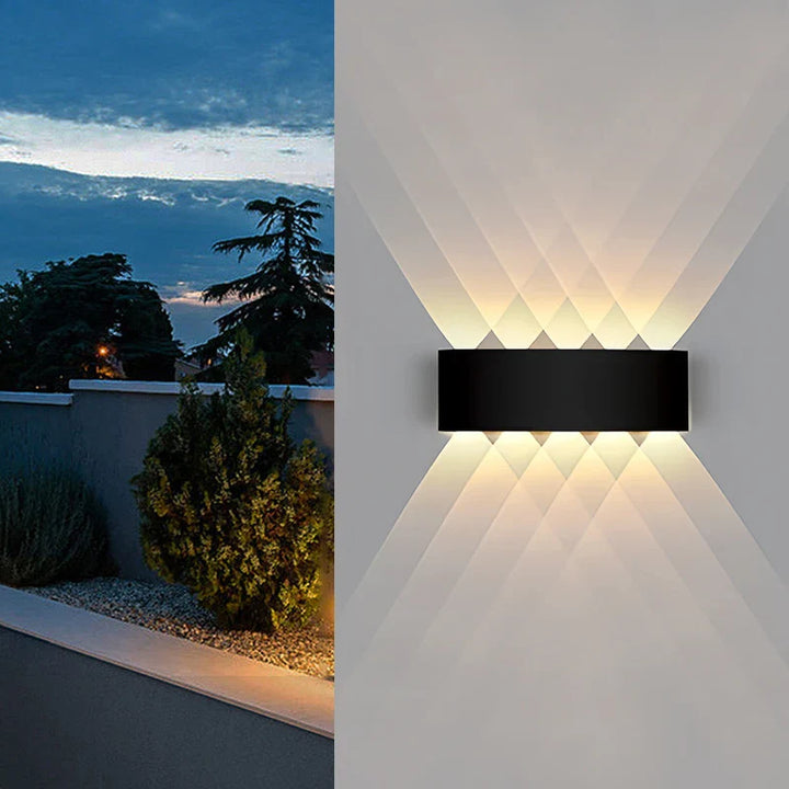 Modern LED Outdoor Wall Light – Waterproof Porch and Balcony Wall Lamp for Home Garden, IP55 Rated | Kalsten