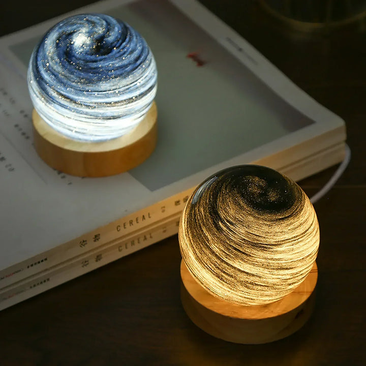 KosmosGlow - 3D Crystal Planets Night Lamp | Kalsten