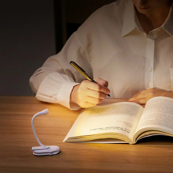 USB Rechargeable Clip-On Book Light