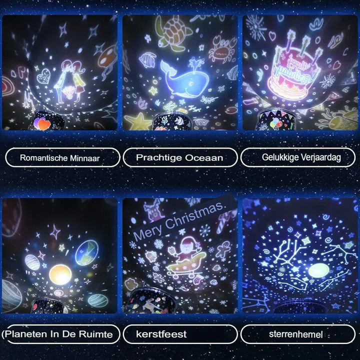 StarryDream - Starry Sky Projector Lamp for Children - Magical Night Light Noxord