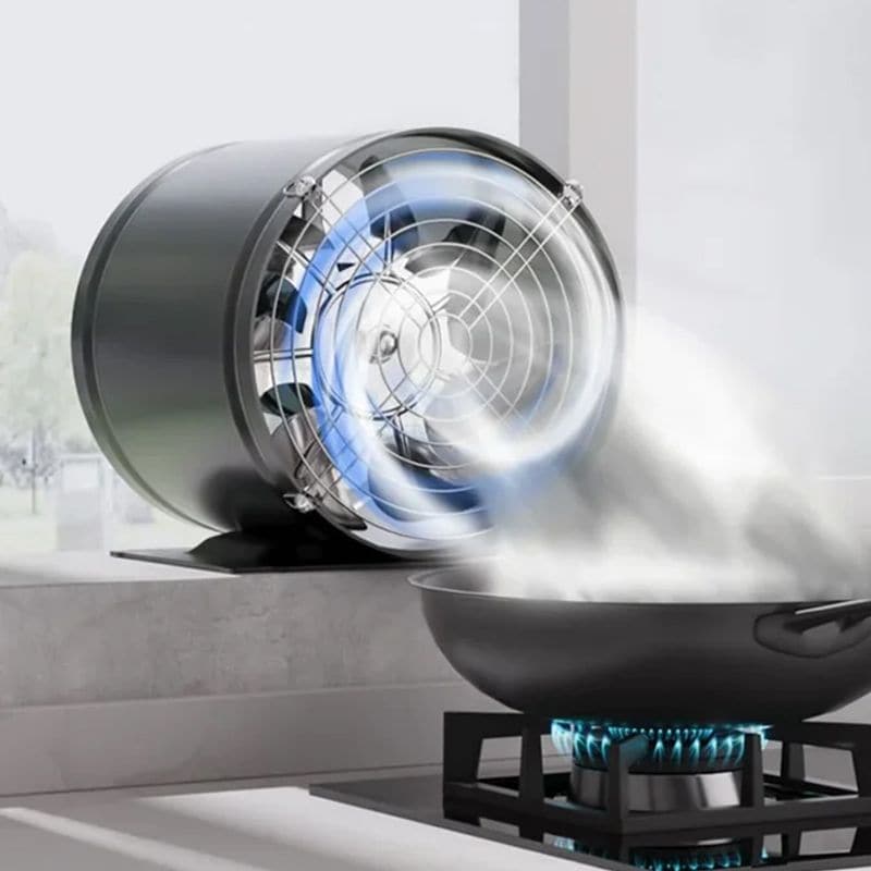 Kalsten | Airvanta Leiser Exhaust Fan | Powerful & Quiet | For Kitchen, Bathroom & Office | Various Sizes | Black/White