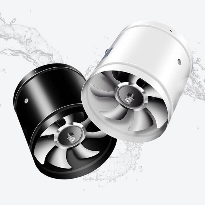 Kalsten | Airvanta Leiser Exhaust Fan | Powerful & Quiet | For Kitchen, Bathroom & Office | Various Sizes | Black/White
