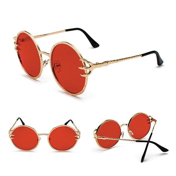 Skull Claw Round Sunglasses | Kalsten